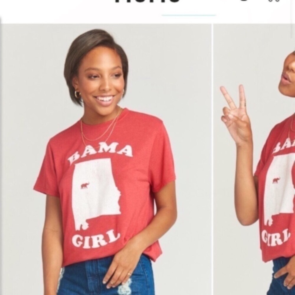 Show Me Your Mumu Bama Girl Tee Red Alabama Graphic Women’s XS - Picture 9 of 11